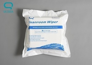 100% Polyester Sealed Edge Cleanroom Wipers 9x9 For Critical Environments Control
