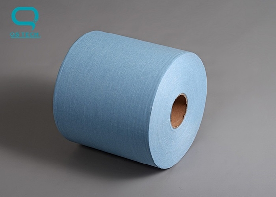 Cleanroom Wiper Roll SMT Automatic Cleaning 180g High Shrinkage Mirco Fiber
