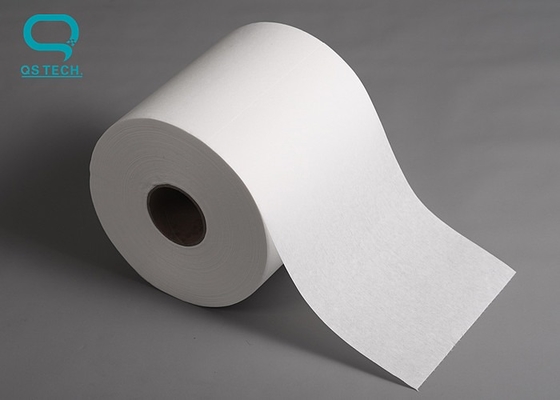 Cleanroom Wiper Roll SMT Automatic Cleaning 180g High Shrinkage Mirco Fiber